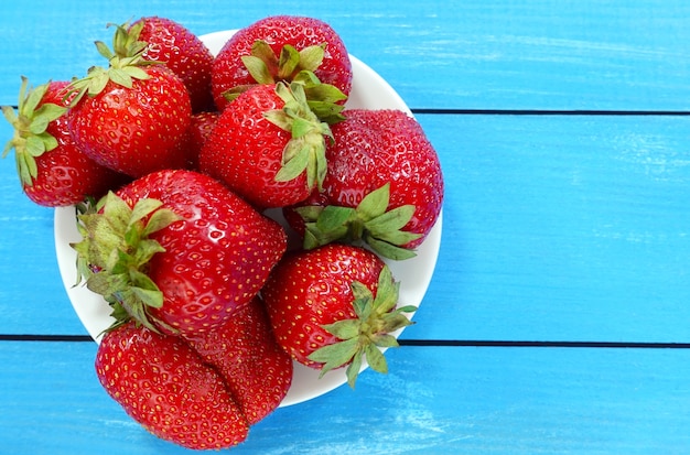 Strawberries on a plate