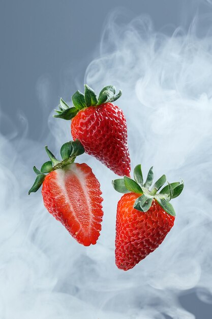 Strawberries and smoke Levitation