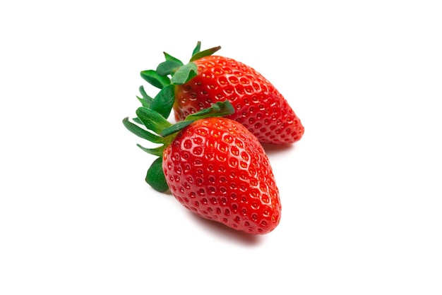 Strawberry arrangement Isolated on white