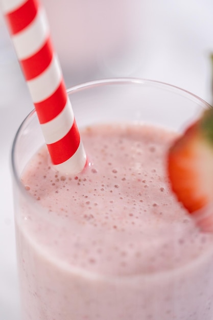 Strawberry banana smoothie