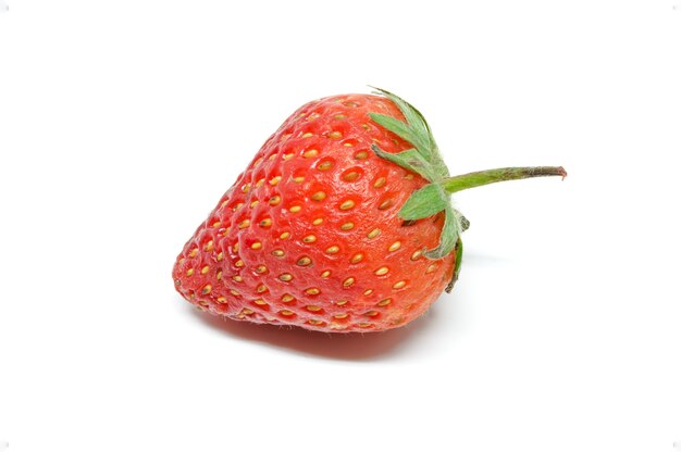 Strawberry berries white background