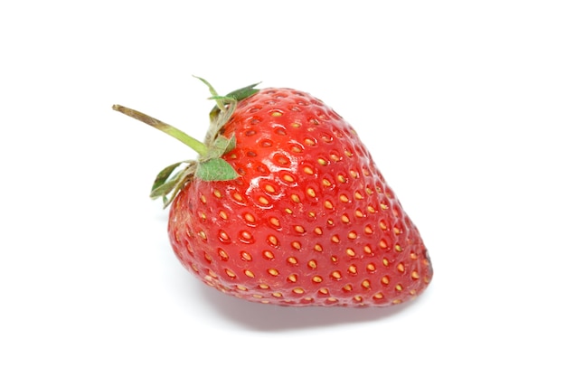 Strawberry berries white background