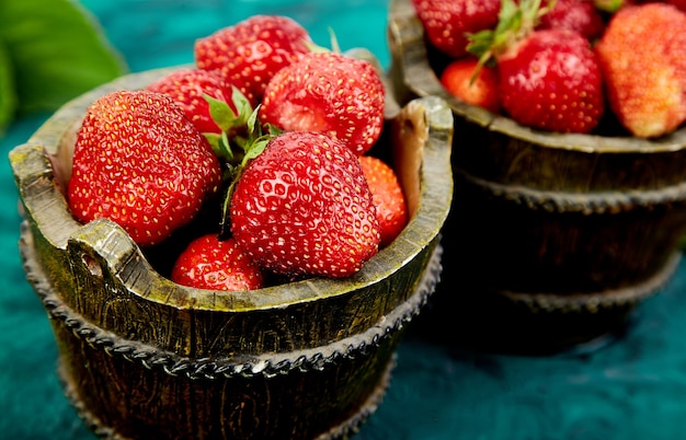 Strawberry in the bowls