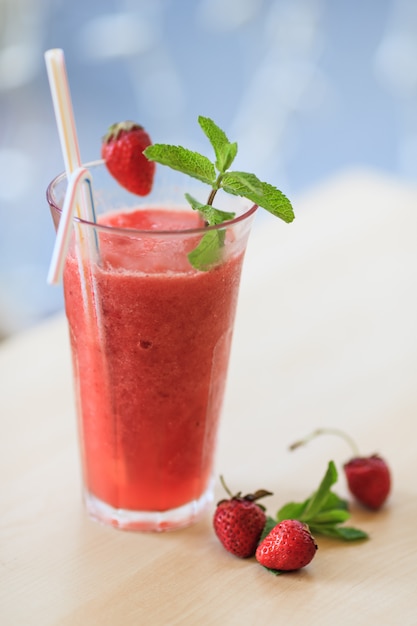 Strawberry cocktail