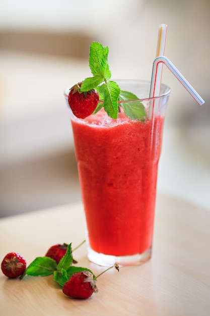 Strawberry cocktail