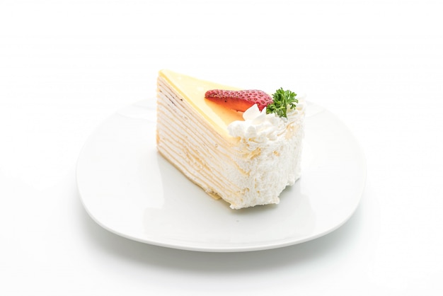 strawberry crape cake