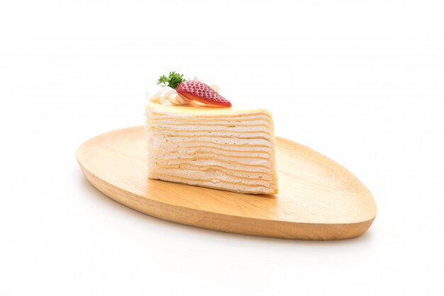 strawberry crape cake