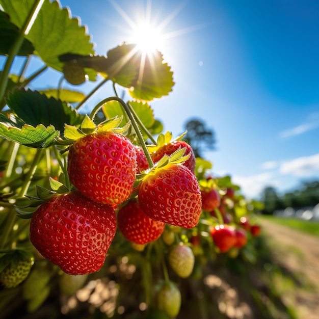 Strawberry farm