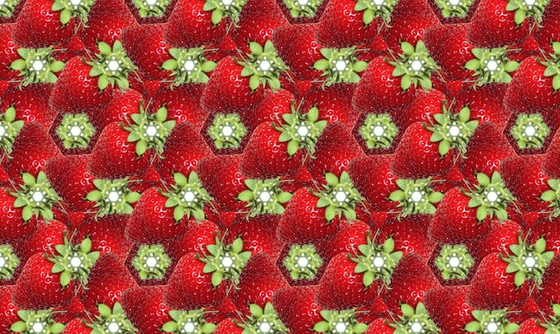 Strawberry Fruit background and texture
