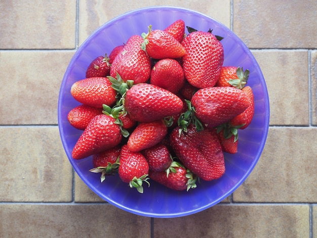 Strawberry fruit food