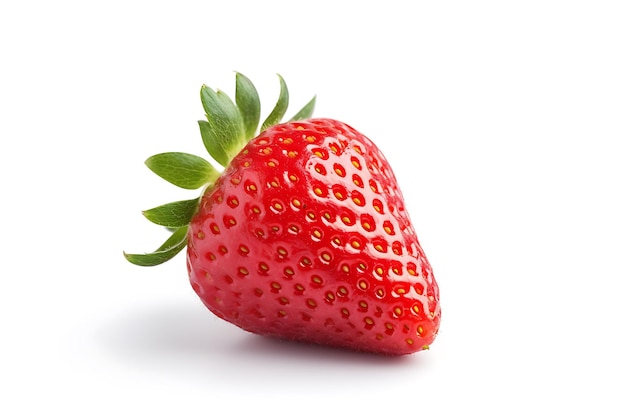 Strawberry fruit isolated on white background