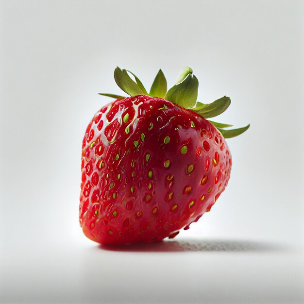 Strawberry fruit isolated on white background