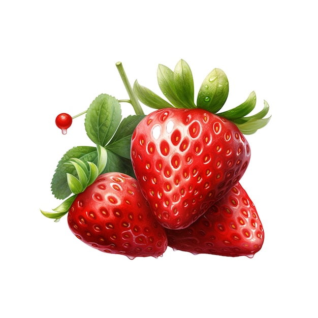 Strawberry icon sticker