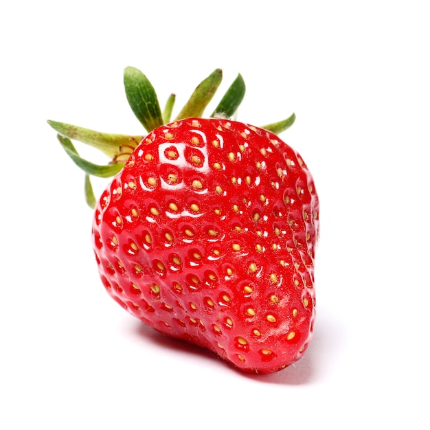 Strawberry isolated on white background. Clipping Path