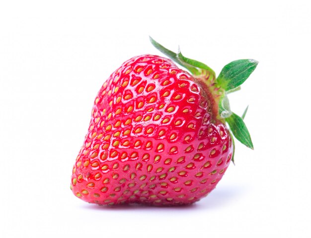 Strawberry isolated on white background. Clipping Path