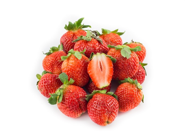 Strawberry isolated on white background