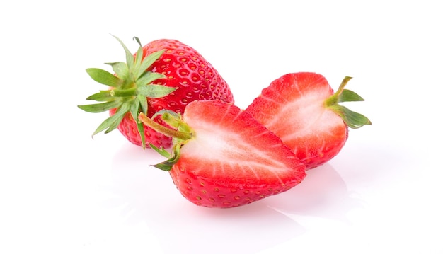 Strawberry isolated on white background