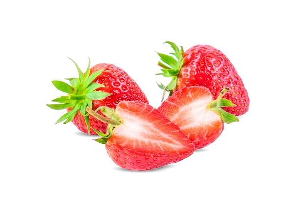 Strawberry isolated on white background