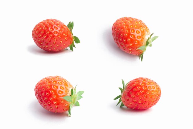 strawberry isolated on white background