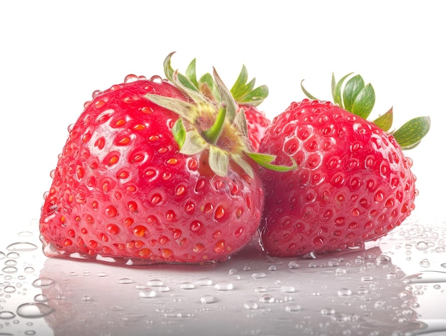 Strawberry isolated on a white background