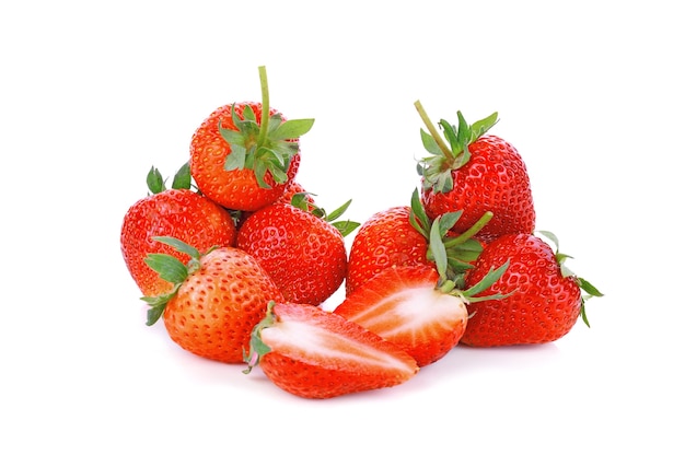 Strawberry isolated on white space