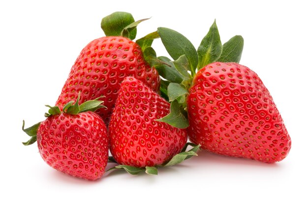 Strawberry isolated on white