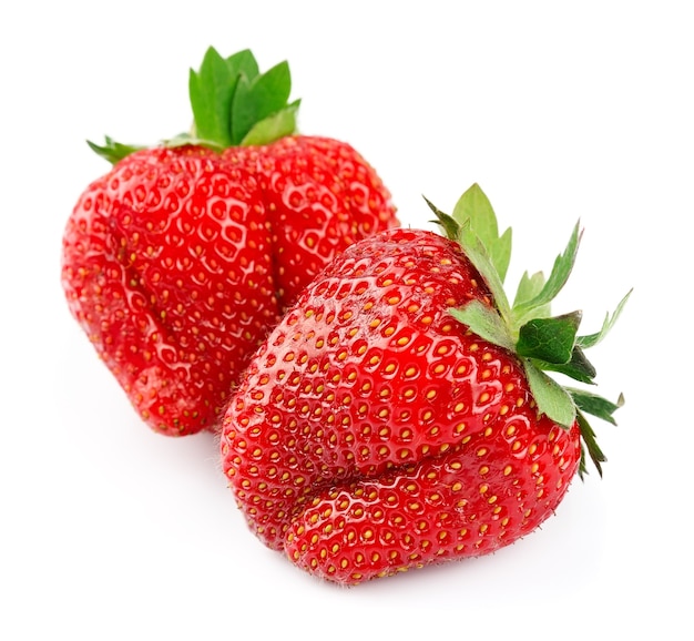 Strawberry isolated on white