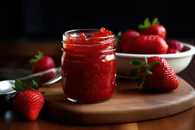 Strawberry Jam Half Cook