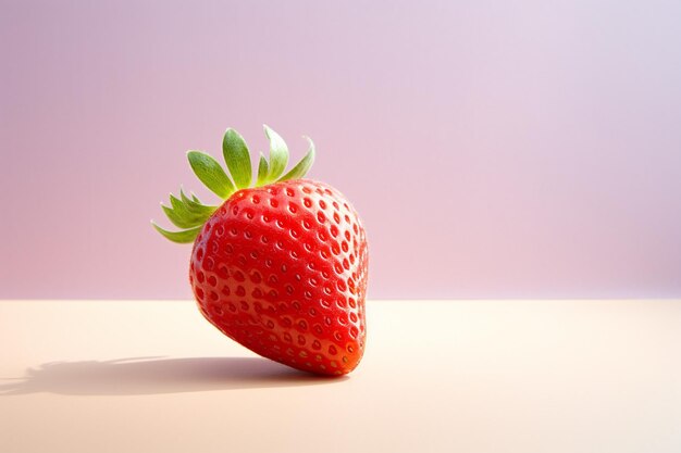 Strawberry on light background