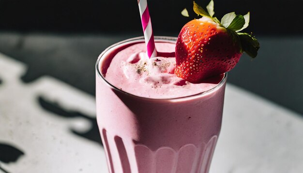 strawberry milkshake