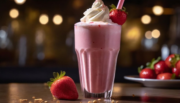 strawberry milkshake