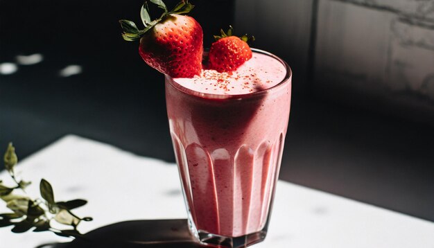 strawberry milkshake