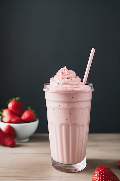 strawberry milkshake