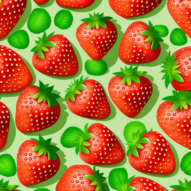 strawberry pattern