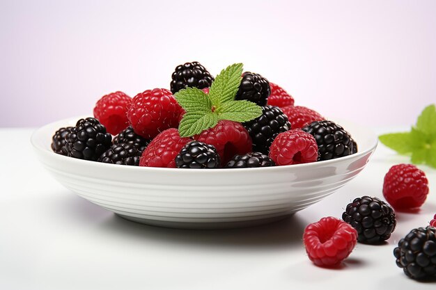 Strawberry Plate Isolated