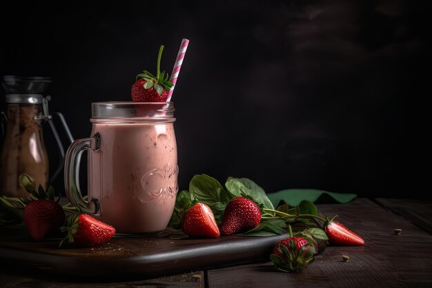 strawberry smoothies