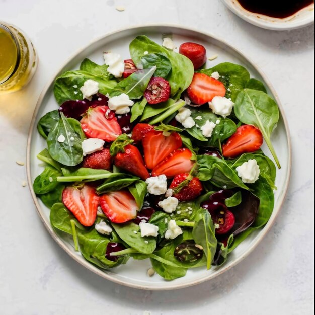 Strawberry Spinach Salad