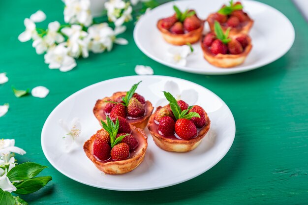 Strawberry tartlet