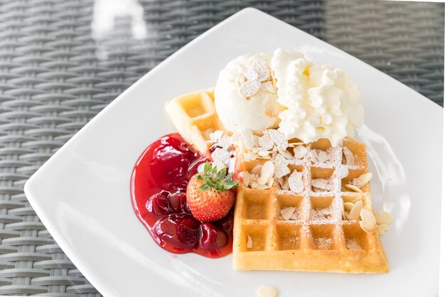 Strawberry Waffle