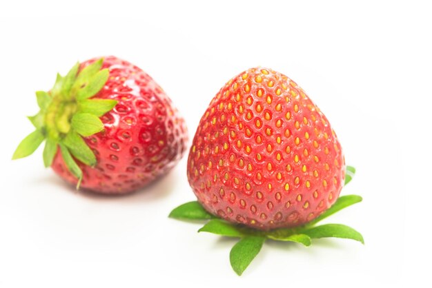 Strawberry on a white background