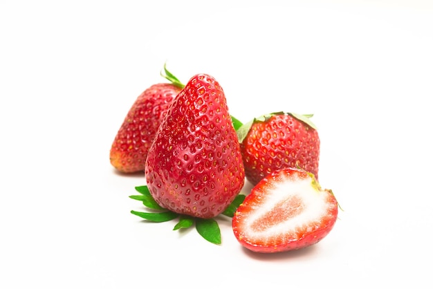 Strawberry on a white background