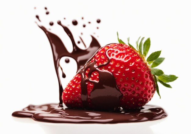 Strawberry with chocolate