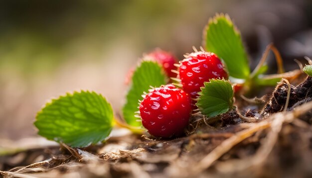 Photo a strawberry with the word  im on it