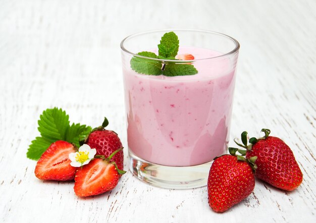 Strawberry yogurt