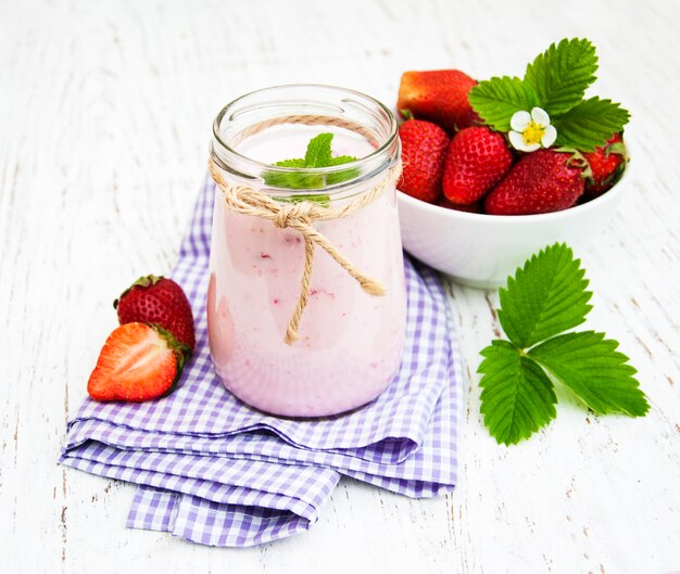 Strawberry yogurt