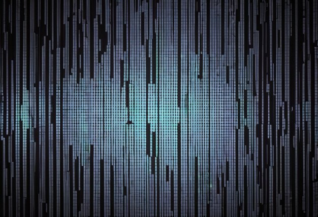 Photo stream of binary matrix code on the screen computer matrix numbers concept of coding hacking or cryptocurrency bitcoin mining illustration