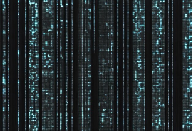 Photo stream of binary matrix code on the screen computer matrix numbers concept of coding hacking or cryptocurrency bitcoin mining illustration