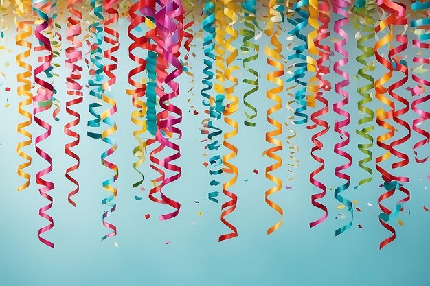 Photo streamer confetti holidays carnival party serpentine decoration