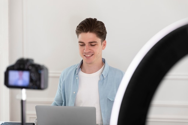 Streaming youtube freelancer recording