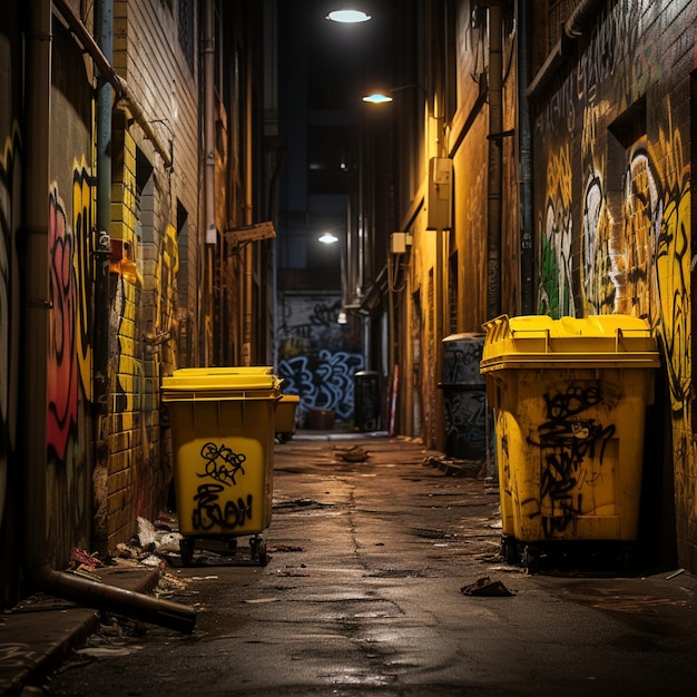 Street alleys background